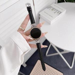 삼성 갤럭시 워치 7 FE 5 Pro 4 6 클래식 44mm 스포츠 시계줄용 메탈 스트랩 가죽 루프 링크
