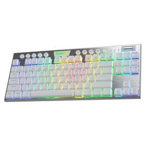 Redragon K621 Horus TKL 무선 RGB 로우 프로파일 기계식 키보드 80% 초박형 Bluetooth 빨간색/갈색/파란색