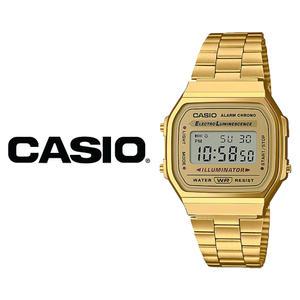 카시오 CASIO A-168WG-9W 골드 메탈밴드 빈티지 손목시계 남녀공용 A168WG-9W