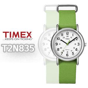 TIMEX/T2N835/위켄더시계/나토밴드/여성용/아날로그/타이맥스