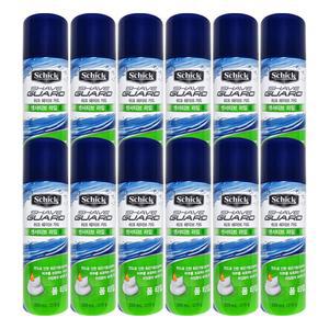 쉬크 면도용 쉐이브가드 센서티브 라임폼 220mL X 12개