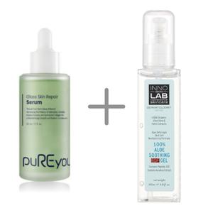퓨리영 글라스 스킨 리페어 세럼50ml+이노스킨랩 알로에젤 110ml