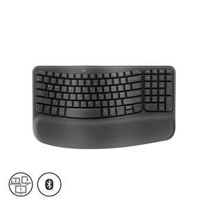 [카드5%추가할인] 로지텍코리아 WAVE KEYS  그라파이트 인체공학 무선 키보드