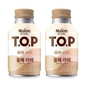 [기타]티오피 미디엄로스트 돌체라떼 275ml x 48캔 / TOP 캔커피