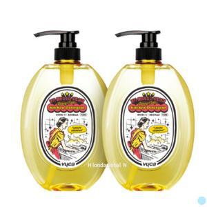 [기타]뷰카 베이킹소다 주방 세제 레몬버베나 1050ml X2개