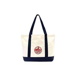 트레이더 조 캔버스 토트백 네이비 Trader Joe's Canvas Tote Bag Navy