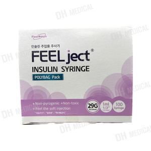 필텍 인슐린주사기 1cc 29G 12.7mm 100개입
