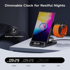 SwanScout 708S 충전 스테이션 Samsung S25 Ultra Z Galaxy Buds 용 Watch 7 플립 폴드 무선