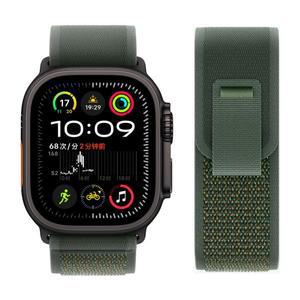 Apple Watch Ultra 2 밴드용 알파인 루프 44mm 나일론 트레일 팔찌 correa 시리즈 10 9 8 7 6 5 se 스트랩
