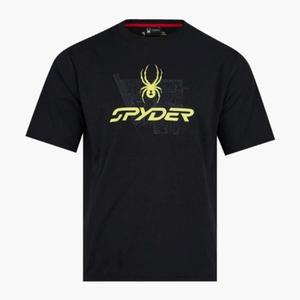 [스파이더]반팔티 KQJ SPKMCNRS311M-BLK 듀오테크 남성 그래픽 반팔 티셔츠