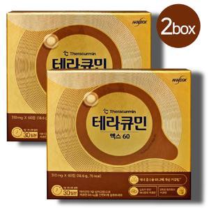 테라큐민 맥스 60 나노화 커큐민 정제 2박스