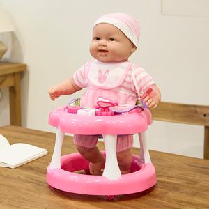 베렝구어 안아주세요 인형과 보행기 세트 핑크 50cm 솜바디
