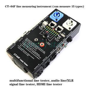 CT 20 CT 04F 다기능 케이블 테스터, USB RJ45 HDMI 오디오 케이블 XLR 신호 케이블 테스터, 15 20 가지 유형의 케이블 측정 가능