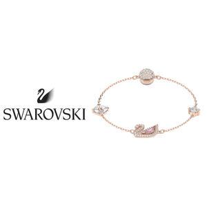 스와로브스키 SWAROVSKI 주얼리 Dazzling Swan 핑크 스완 M 팔찌 5472271 (5485876)