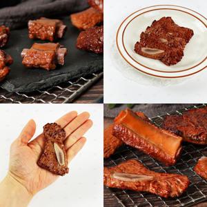 모조 육류 음식 모형 소 돼지 갈비 미니 숯불 구이 바비큐 뷔페 부페 디피 장식 촬영용 소품 소꿉놀이