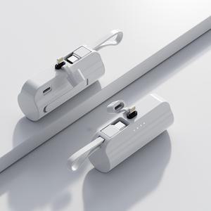 일체형 5000mAh 행사 사은품 도킹보조배터리 인쇄문의 2in1 거치대내장