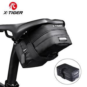 X-TIGER 자전거 안장 가방 미니 소형 휴대용 테일 가방 MTB Mountain Road 자전거 BagStorage 반사 사이클
