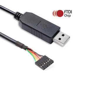 TTL 232R 3V3 5V USB 직렬 변환기 케이블 FTDI 칩셋 FT232RL 3.3V UART 다운로드