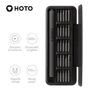 HOTO-25 in 1 정밀 스크루 드라이버 키트 충전식 파워 스크루 드라이버 마그네틱 비트 전기 세트 DIY 수리