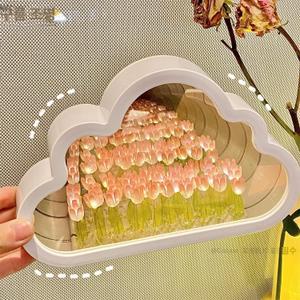 비포쉬프팅 무드꽃밭거울 조명 무드 LED 튤립 꽃밭