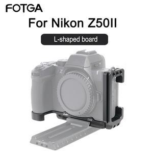 FOTGA Z50II 퀵 릴리스 L 플레이트 브래킷 Arca 스위스 삼각대 헤드 안정기 용 Nikon Z50II 디지털 카메라