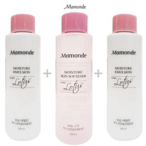 마몽드 모이스처 대용량 스킨 로션 320ml x 3개 기초화장품 여자화장품 스킨로션 대용량