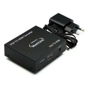 VGA TO HDMI 유전원 신호 변환 컨버터 AUDIO ML-1VHCP