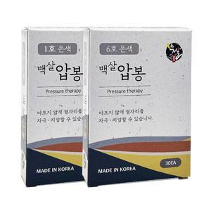 기황 산업 백살압봉 은색 1호 6호 1갑 지압침 압봉 수지침