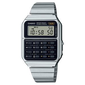 CASIO 카시오 CA-500WE-1A 메탈릭 공용 계산기시계