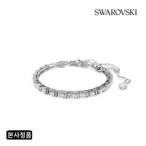 [스와로브스키/본사정품] Matrix Tennis 로듐 팔찌M 5707200