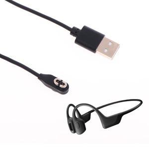골전도 헤드폰 충전기 케이블 Shokz Aeropex AS800 후용 Bluetooth 호환 이어폰 전원 공급 장치 와이어