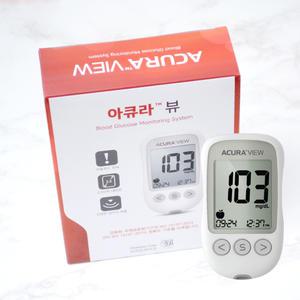 아이센스 아큐라 뷰 혈당측정기 혈당계+시험지 10매+채혈기+채혈침 10개포함