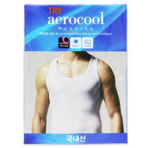트라이 에어로쿨 기능성 남성 런닝/시원/쾌적/국내산