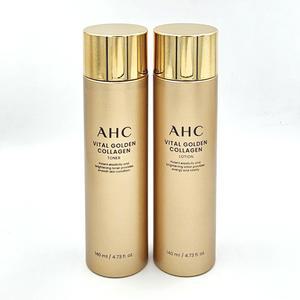 AHC 바이탈 골든 콜라겐 토너 140ml + 로션 140ml