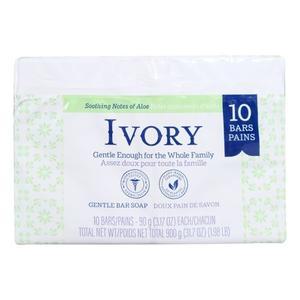 아이보리 IVORY 알로에 비누 미국산 순한 저자극 세수비누 90g 10개