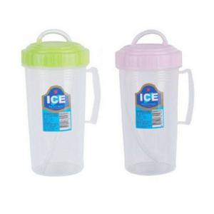 빨대컵 500ml 1개 덕신화학 유아 그로미미 체리쉬 추 일회용 물병