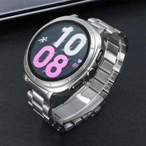 삼성 갤럭시 7용 스테인레스 스틸 스트랩 + 울트라 케이스 44mm 퀵 핏 밴드 액세서리로 업그레이드