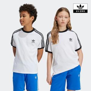 [아디다스키즈](대전신세계)[adidas kids] (A130-A160)3 STRIPE TEE (JE0515)