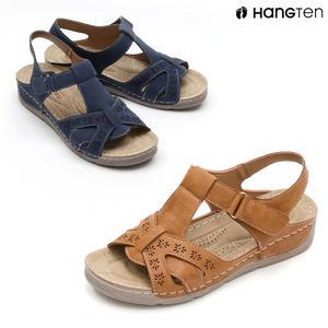 행텐 HT-C102 여성 경량 샌들 펀칭 스트랩 캐주얼 여름 쿠셔닝 데일리 슈즈