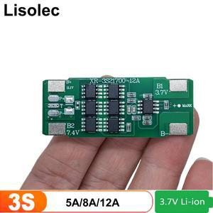 3S 21700 BMS 12A 8A 5A 충전 모듈 11.1V 리튬 이온 배터리 보드 보호