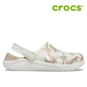 [하프클럽/] 샌들 /E21- 206491-1CN / LiteRide Printed Camo Clog Almost White