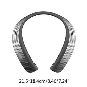 HBS-W120 블루투스 헤드셋 스포츠 운동 게임 통화용 스피커가 포함된 경량 스테레오 목 장착형 무선