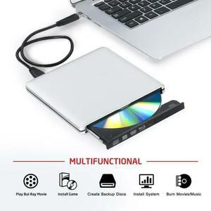 외장 하드 리더기 외부 USB 3.0 파나소닉 UJ272 BDXL BD 블루레이 DVD CD 드라이브 시거잭 버너 플레이어 윈도우 7 8 10/11 맥 리눅스용 9.5mm OEM
