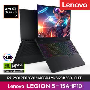 (예약판매)레노버 Legion5 15AHP10 83M0004FKR (RYZEN7 260/RTX5060/24GB/512GB/DOS)