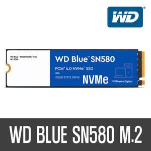 [WD정식인증점] WD SSD Blue SN580 500GB M.2 NVMe 3D
