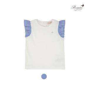 [보리보리/페리미츠]블루체크날개셔링TS(P2424T181_13)