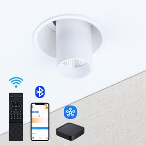 LED 에코 실린더 COB 매입등 10W IOT 원통 원형 각도조절 리모컨 조명 색변환 매립등