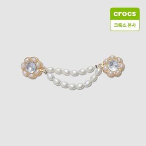 [크록스 본사] 더블 실버 주얼 체인 지비츠 10015200