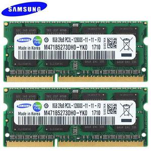 삼성 16GB 2x8 GB DDR3L 1600 MHz PC3L12800S SODIMM 노트북 메모리 1.35