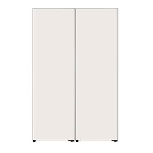 LG전자 XY322GB3K1 (X322GB3S + Y322GB3SK) 컨버터블 오브제컬렉션 냉장고세트(베이지) 전국추가비용없음 국민전자